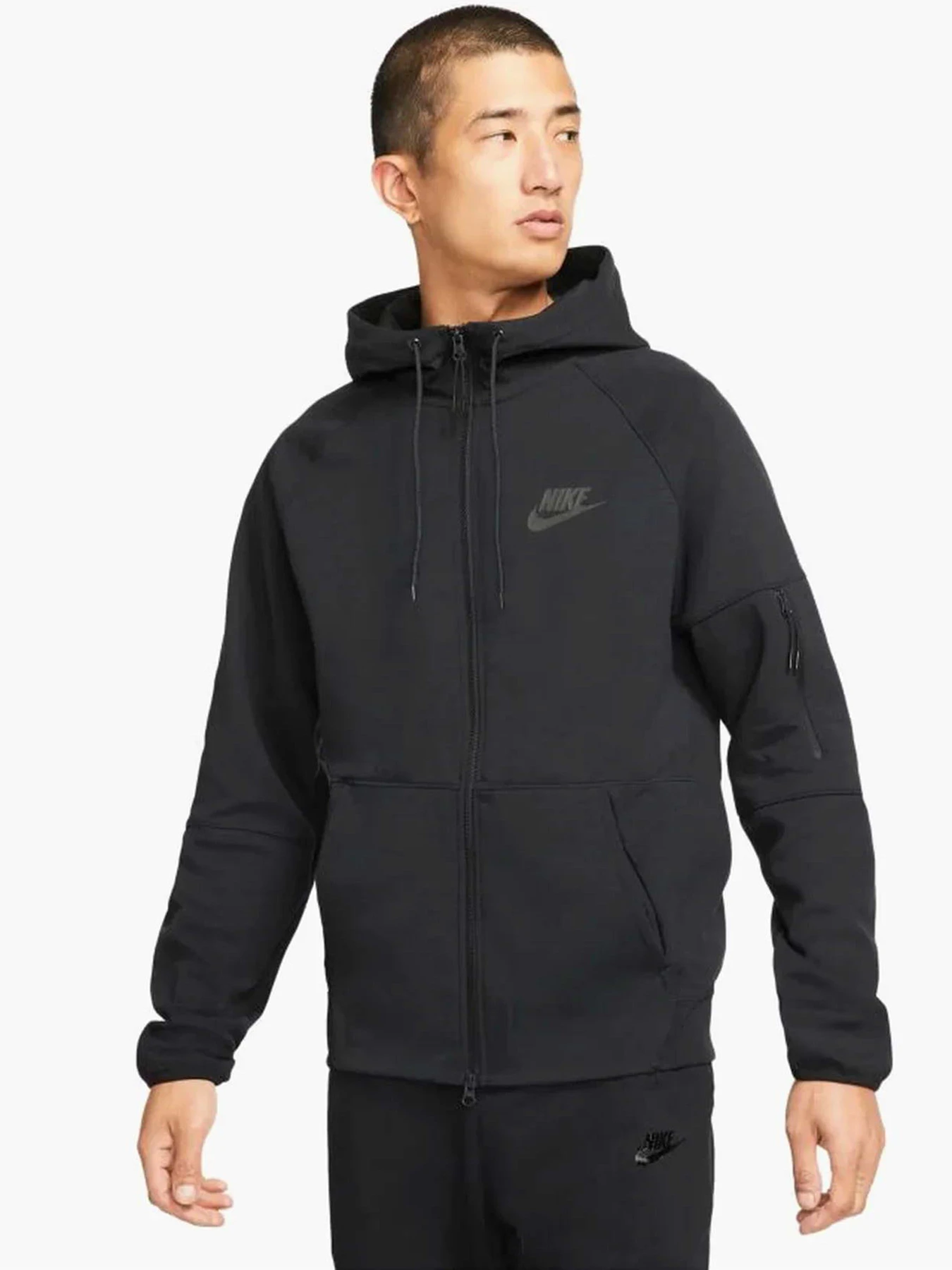 Худі та світшоти NIKE NSW TE FZ FLC модель DD5284-010 Фото