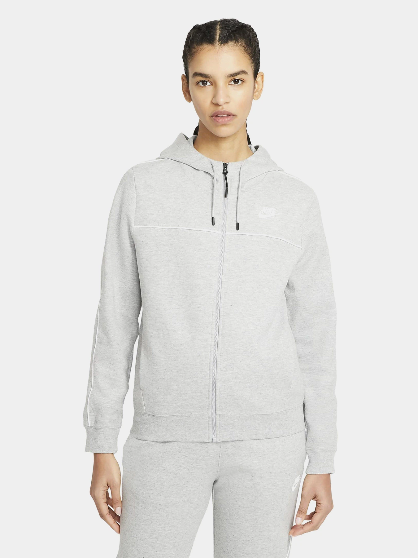 Худи и свитшоты NIKE Sportswear Millennium Full-Zip Hoodie модель CZ8338-063 Худи и свитшоты NIKE Sportswear Millennium Full-Zip Hoodie модель CZ8338-063 Фото