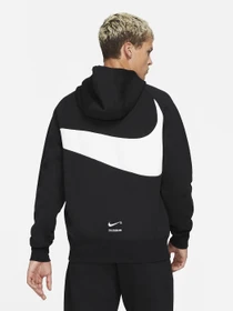 Худи и свитшоты NIKE Swoosh Tech Fleece модель DD8222-010 Фото