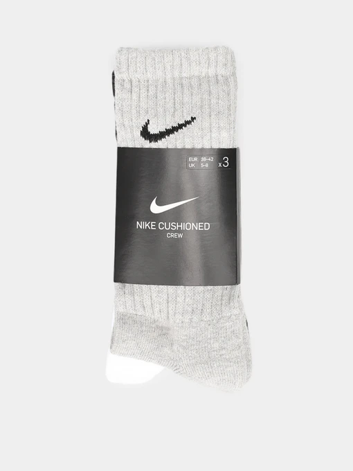 Шкарпетки та гольфи NIKE 3PPK VALUE COTTON модель SX4508-965 Фото