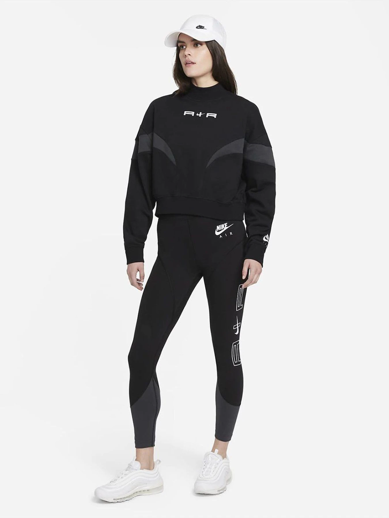 Худи и свитшоты NIKE Air Women's Mock Fleece модель DD5433-010 Худи и свитшоты NIKE Air Women's Mock Fleece модель DD5433-010 Фото