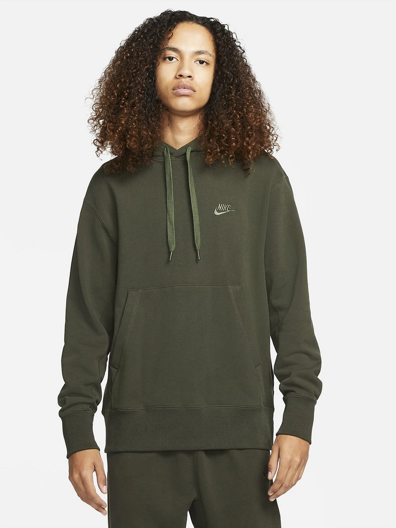 Худі та світшоти NIKE Sportswear Classic Fleece Pullover модель DA0023-355 Фото