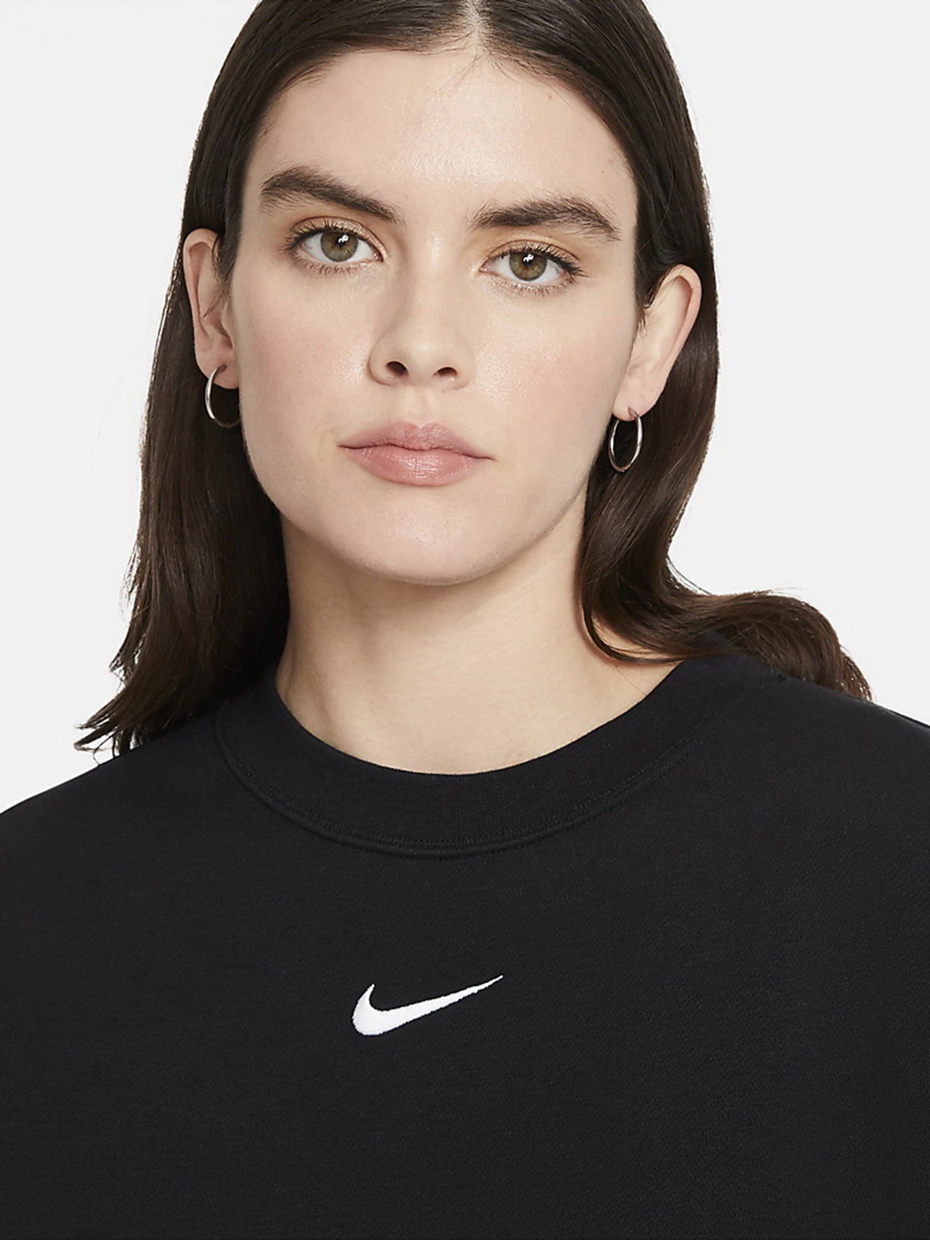 Худи и свитшоты NIKE Sportswear Essentials Over-Oversized Fleece Crew модель DD5632-010 Худи и свитшоты NIKE Sportswear Essentials Over-Oversized Fleece Crew модель DD5632-010 Фото