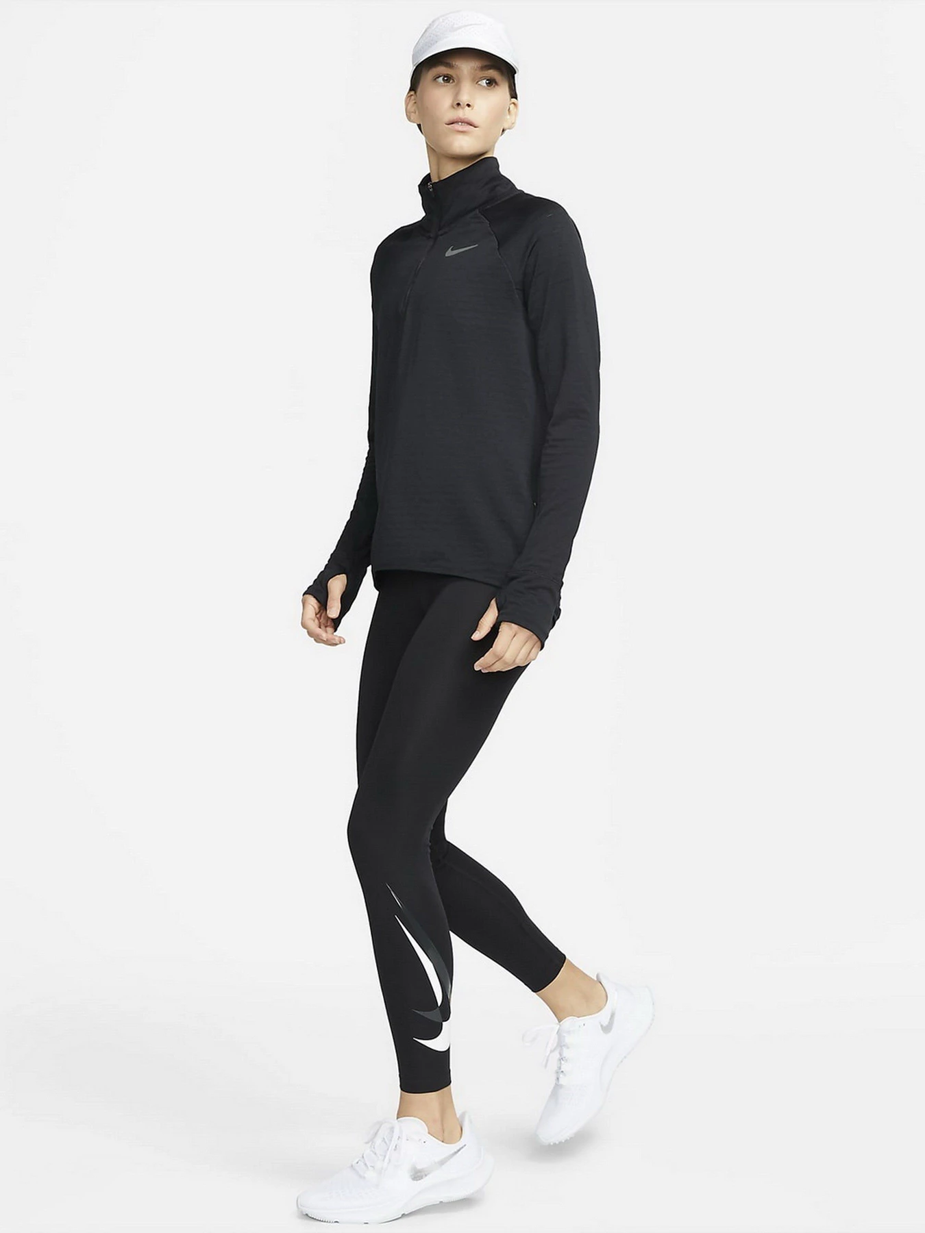 Худи и свитшоты NIKE Therma-FIT 1/2-Zip Running модель DD6799-010 Худи и свитшоты NIKE Therma-FIT 1/2-Zip Running модель DD6799-010 Фото