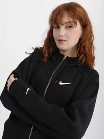 Худи и свитшоты NIKE NSW Fleece Full-Zip Sweatshirt модель DO2564-010 Фото