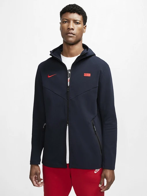 Худі та світшоти NIKE FFF Tech Pack модель CI8379-475 Фото