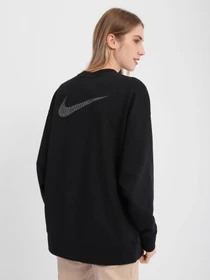 Худи и свитшоты NIKE W NK DF HBR FLC CRW модель DD5467-010 Фото