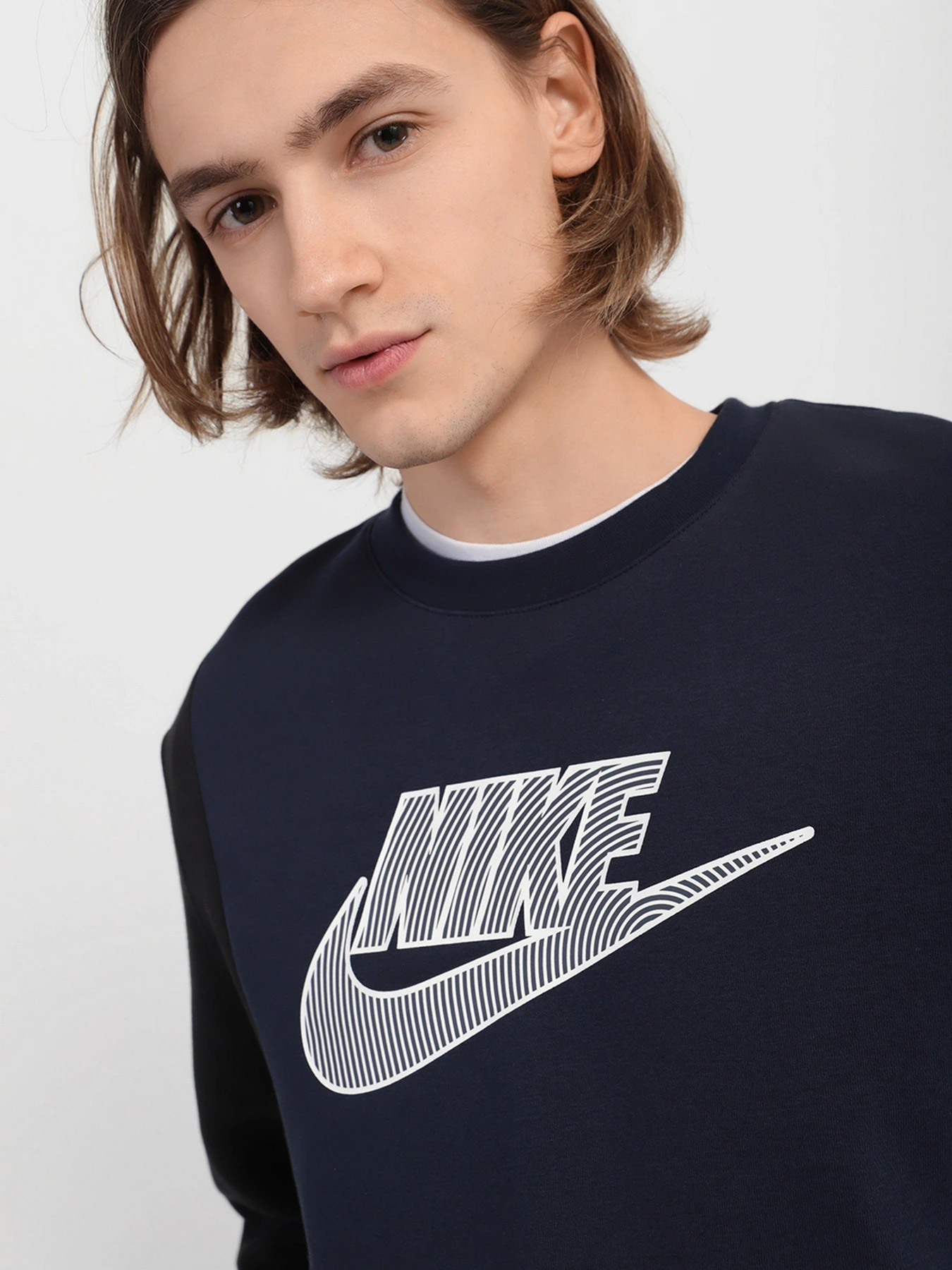Худи и свитшоты NIKE M NSW HYBRID FLC CREW BB модель DJ5075-451 Худи и свитшоты NIKE M NSW HYBRID FLC CREW BB модель DJ5075-451 Фото