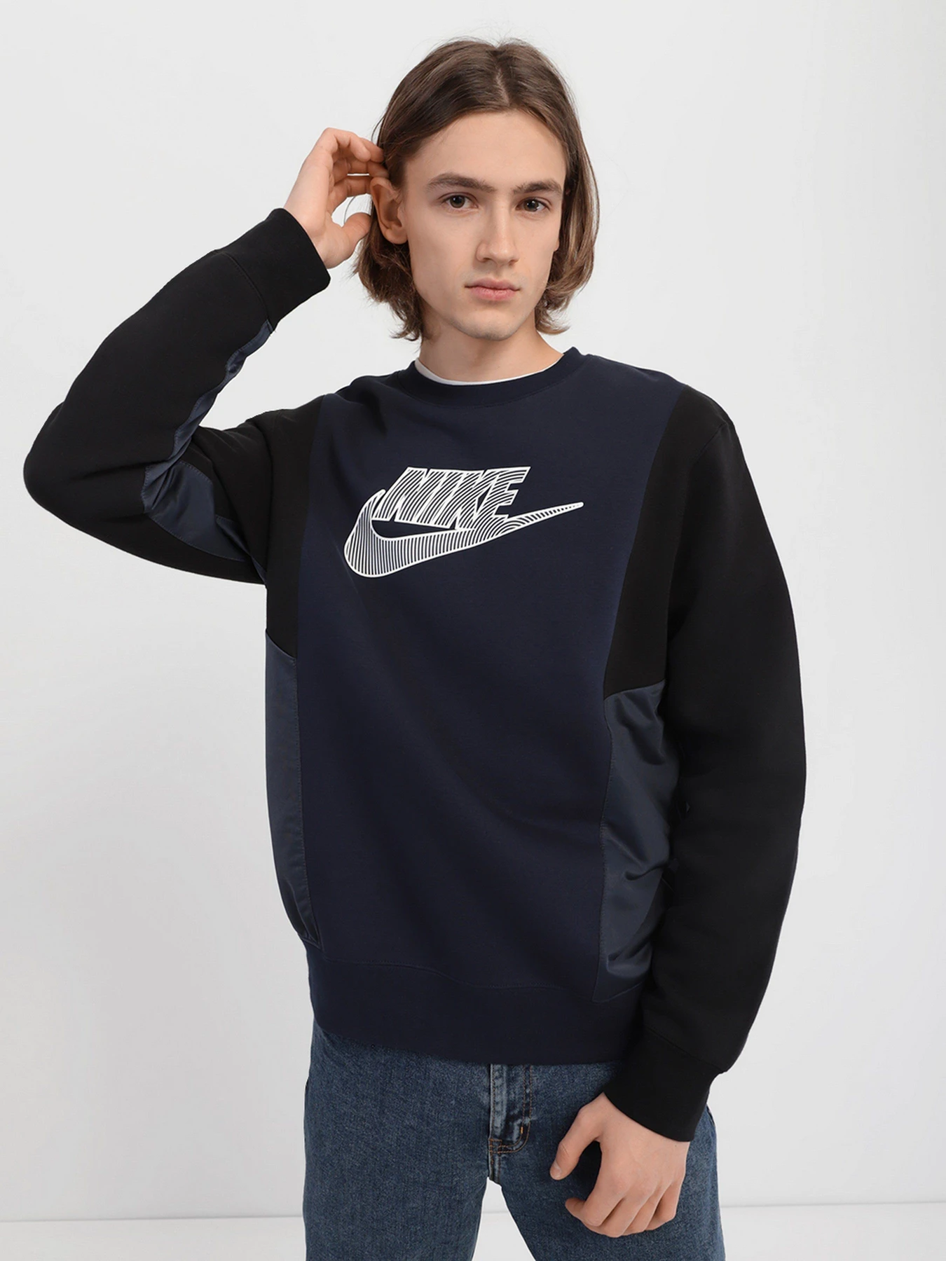 Худи и свитшоты NIKE M NSW HYBRID FLC CREW BB модель DJ5075-451 Худи и свитшоты NIKE M NSW HYBRID FLC CREW BB модель DJ5075-451 Фото