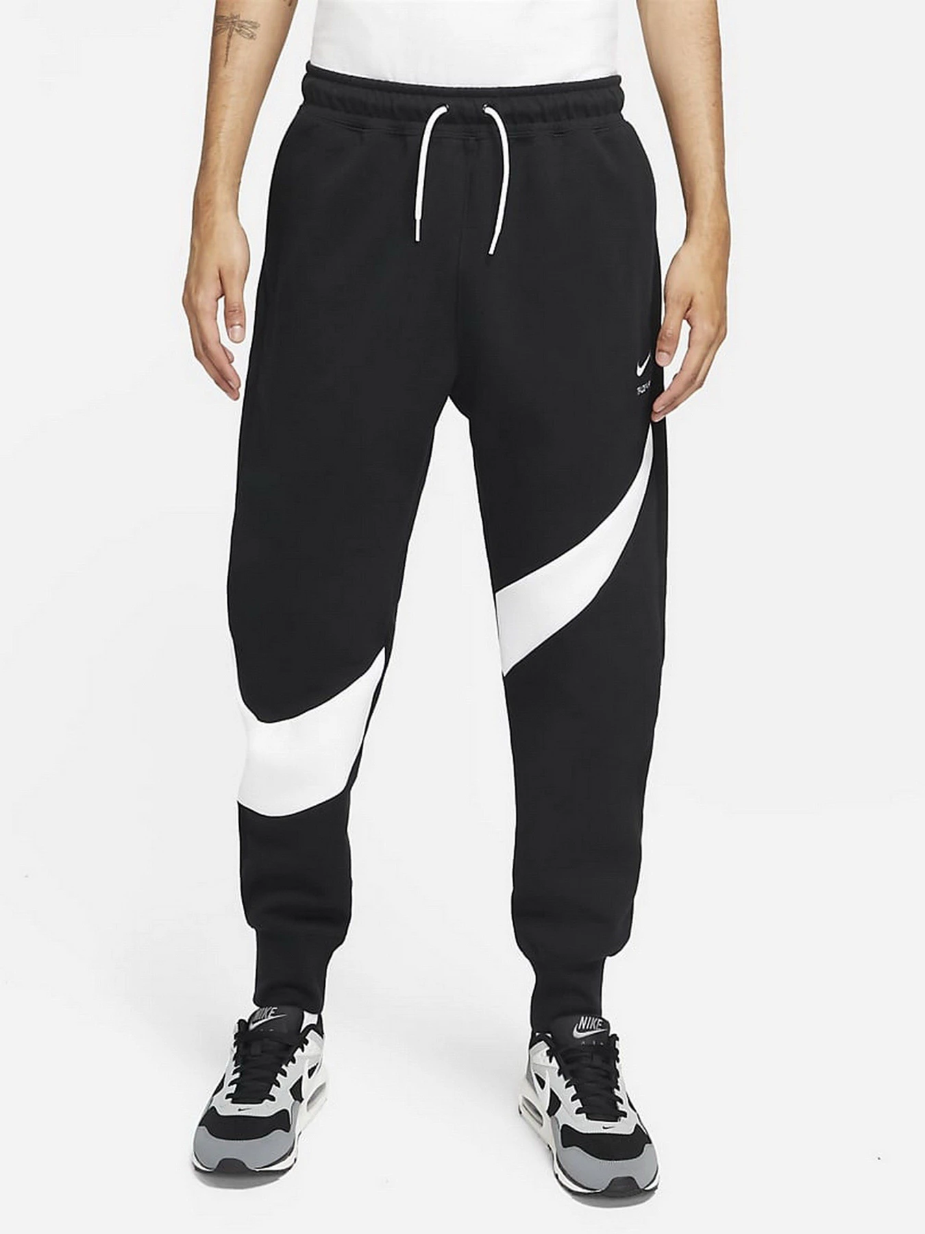 Брюки NIKE Sportswear Swoosh Tech Fleece модель DH1023-010 Брюки NIKE Sportswear Swoosh Tech Fleece модель DH1023-010 Фото