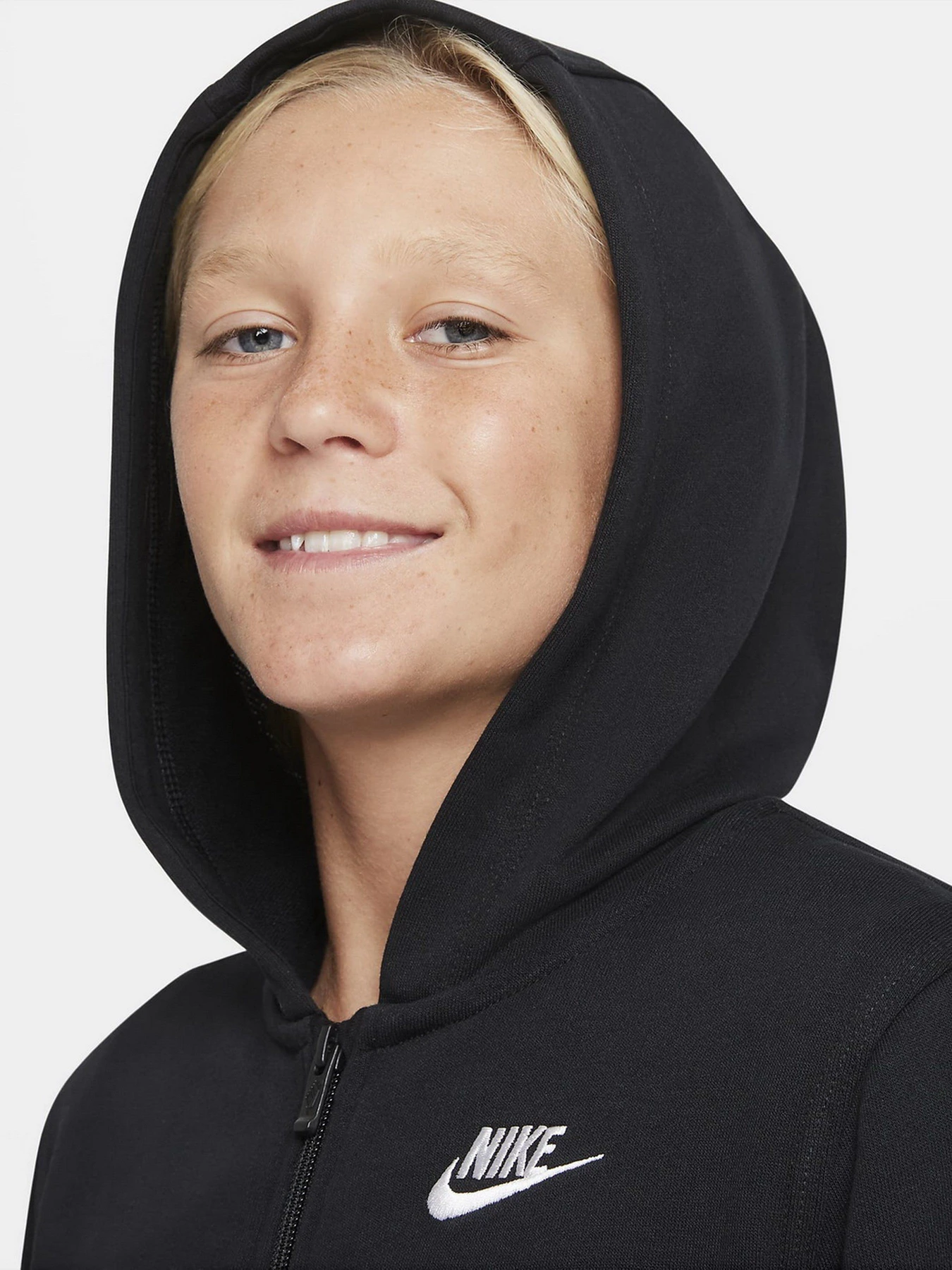 Худи и свитшоты NIKE Sportswear Club French Terry Full-Zip модель DD1698-010 Фото