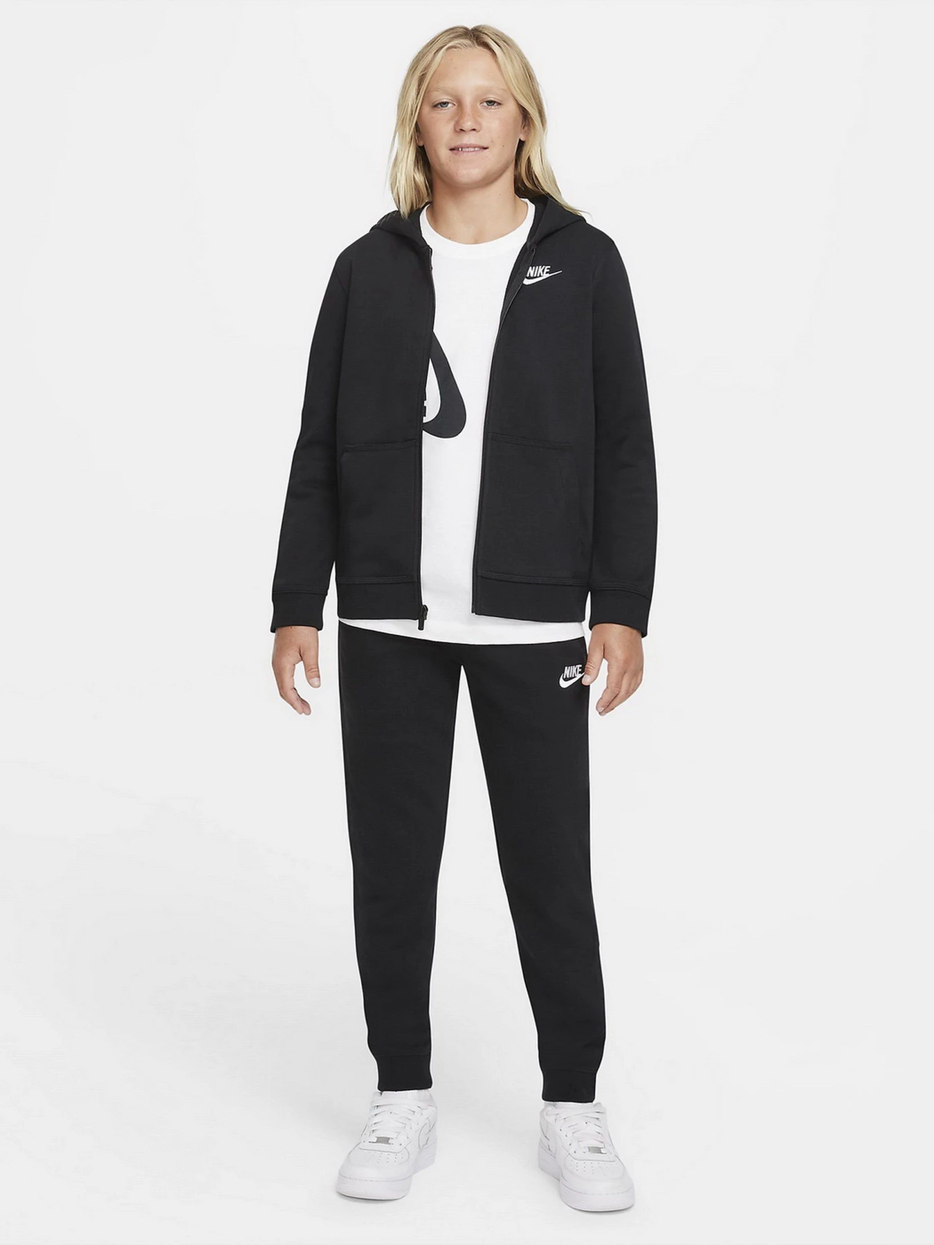 Худи и свитшоты NIKE Sportswear Club French Terry Full-Zip модель DD1698-010 Фото