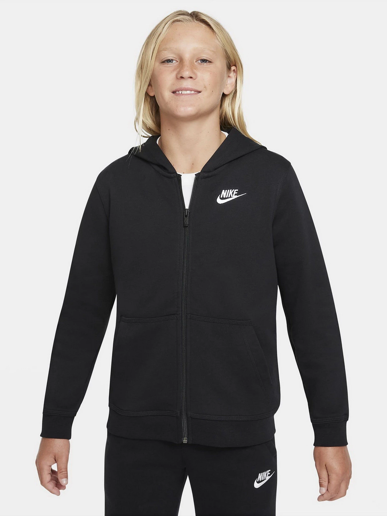 Худи и свитшоты NIKE Sportswear Club French Terry Full-Zip модель DD1698-010 Фото