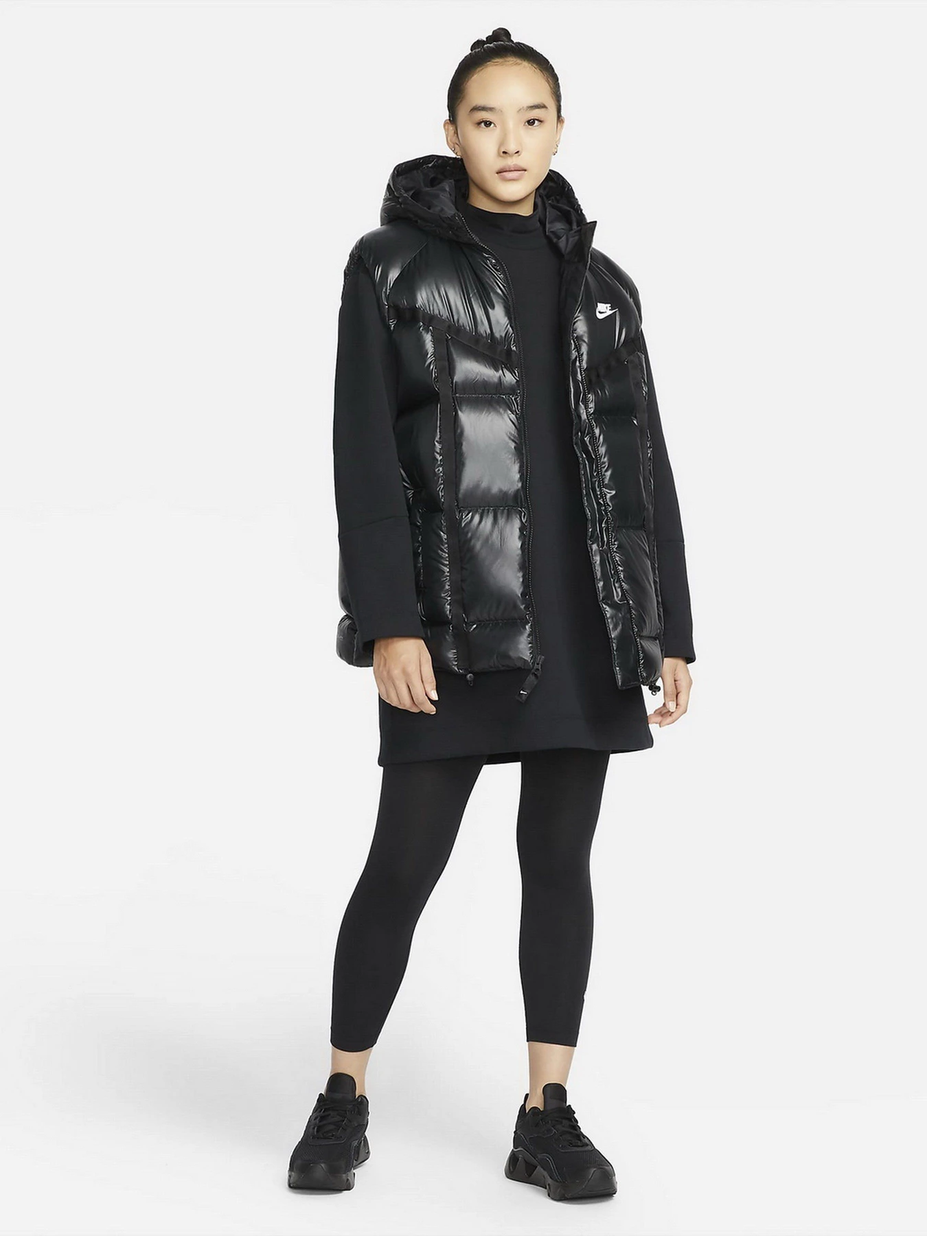 Куртки и дубленки NIKE W NSW TF CITY HD модель DD4656-010 Куртки и дубленки NIKE W NSW TF CITY HD модель DD4656-010 Фото
