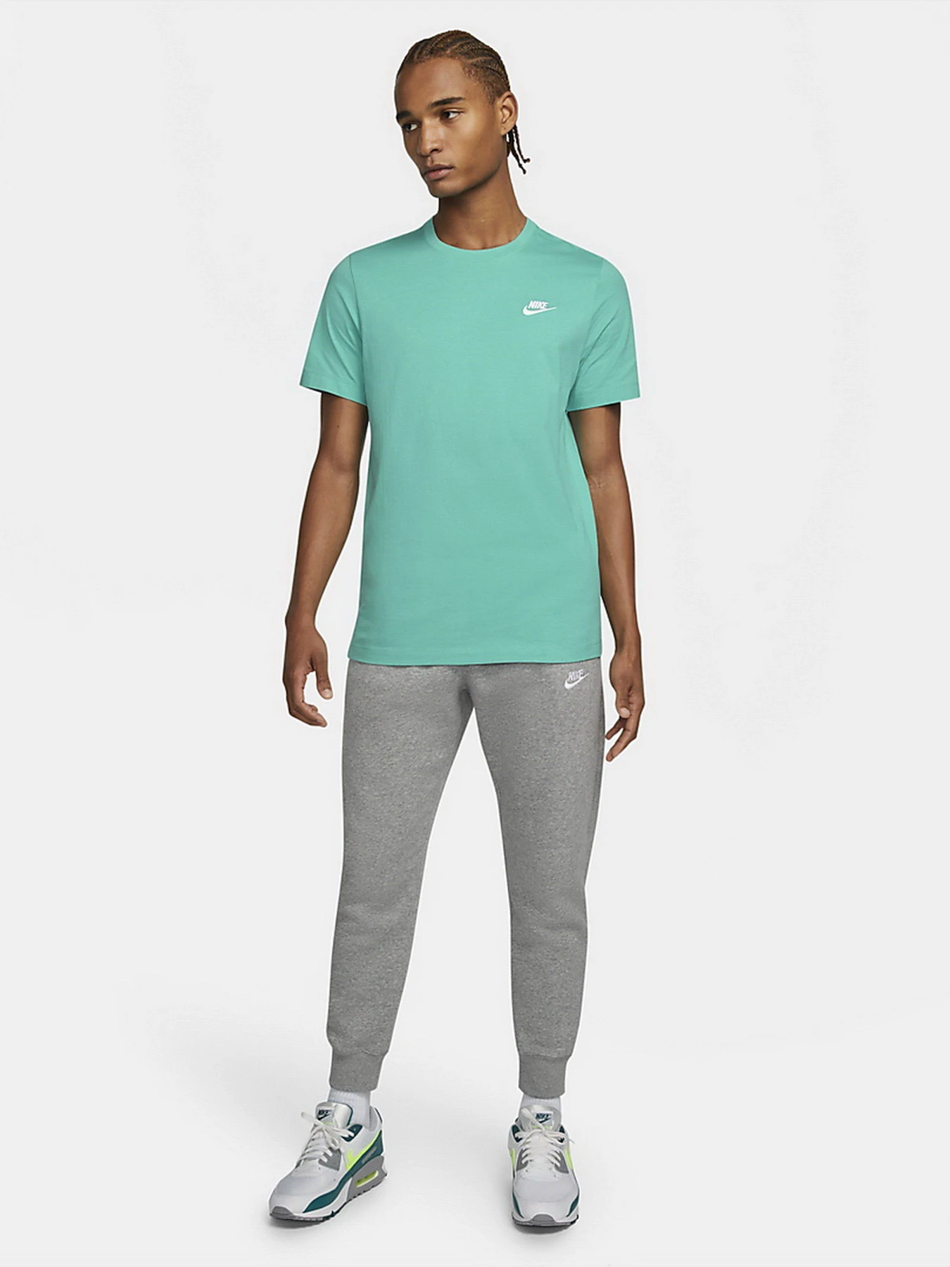 Футболки і поло NIKE Sportswear Club модель AR4997-392 Футболки і поло NIKE Sportswear Club модель AR4997-392 Фото