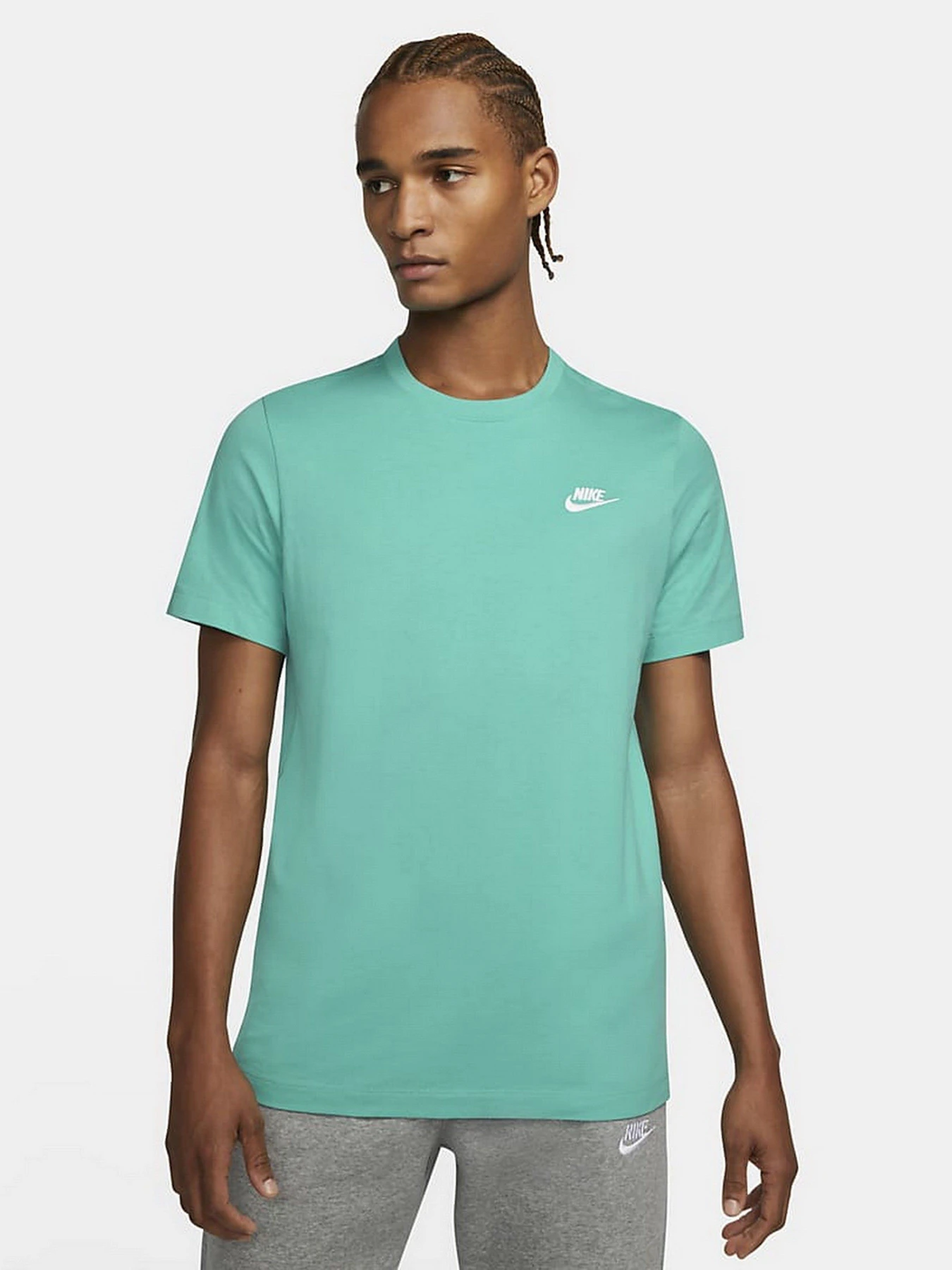 Футболки і поло NIKE Sportswear Club модель AR4997-392 Футболки і поло NIKE Sportswear Club модель AR4997-392 Фото