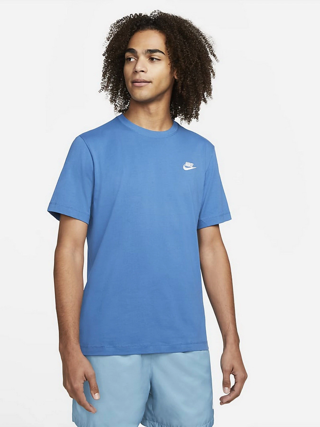 Футболки и поло NIKE Sportswear Club модель AR4997-407 Футболки и поло NIKE Sportswear Club модель AR4997-407 Фото