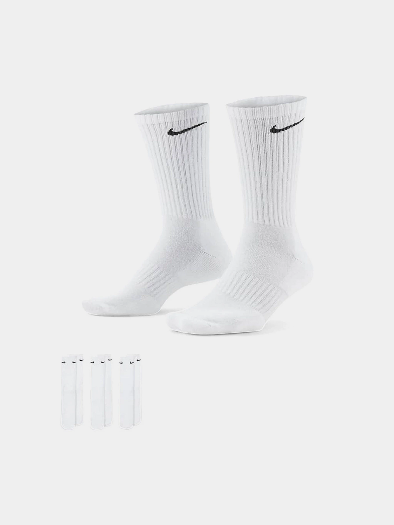 Носки и гольфы NIKE EVERYDAY CUSH CREW модель SX7664-100 Фото