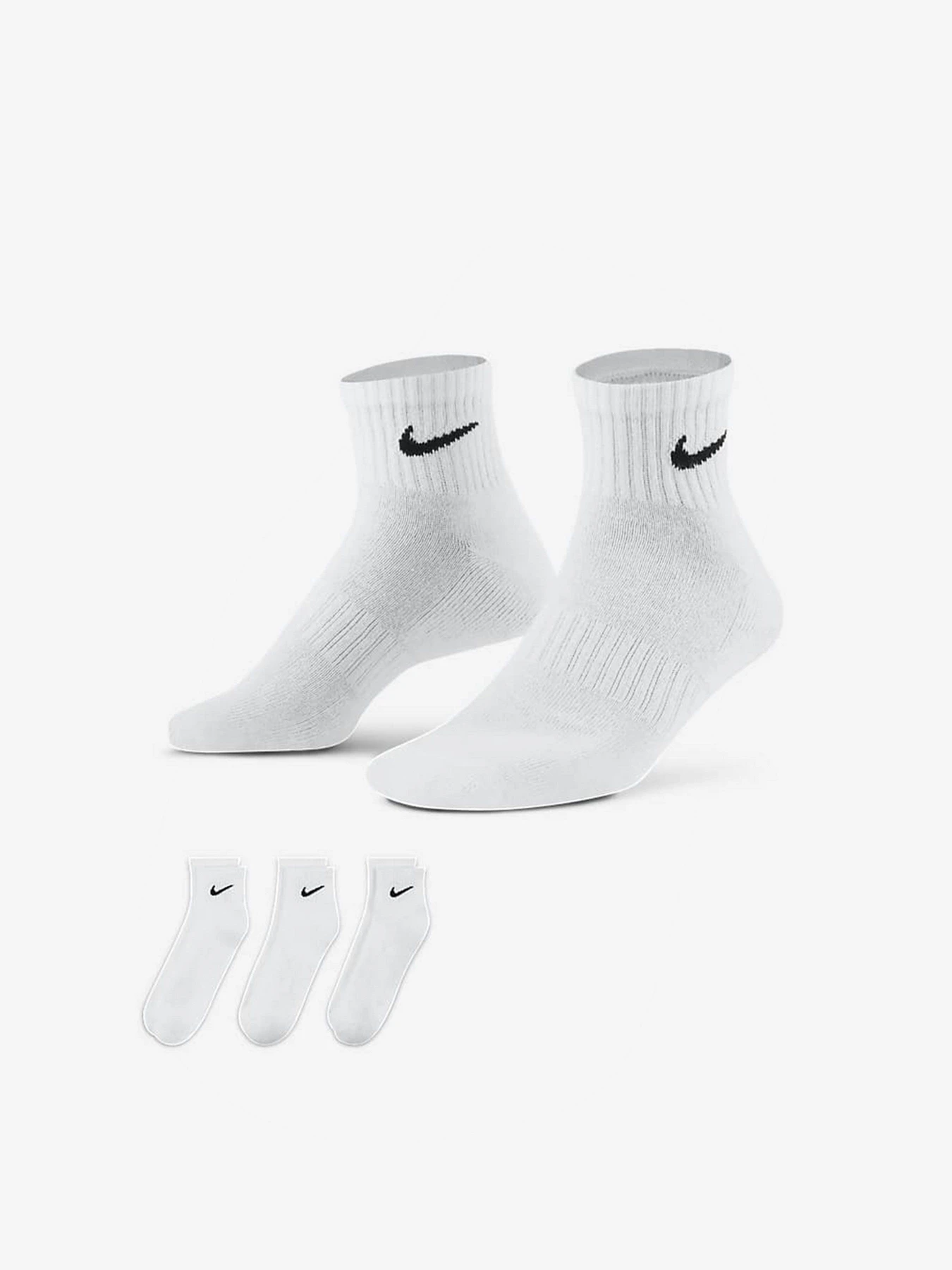 Носки и гольфы NIKE EVERYDAY CUSHION ANKLE модель SX7667-100 Фото