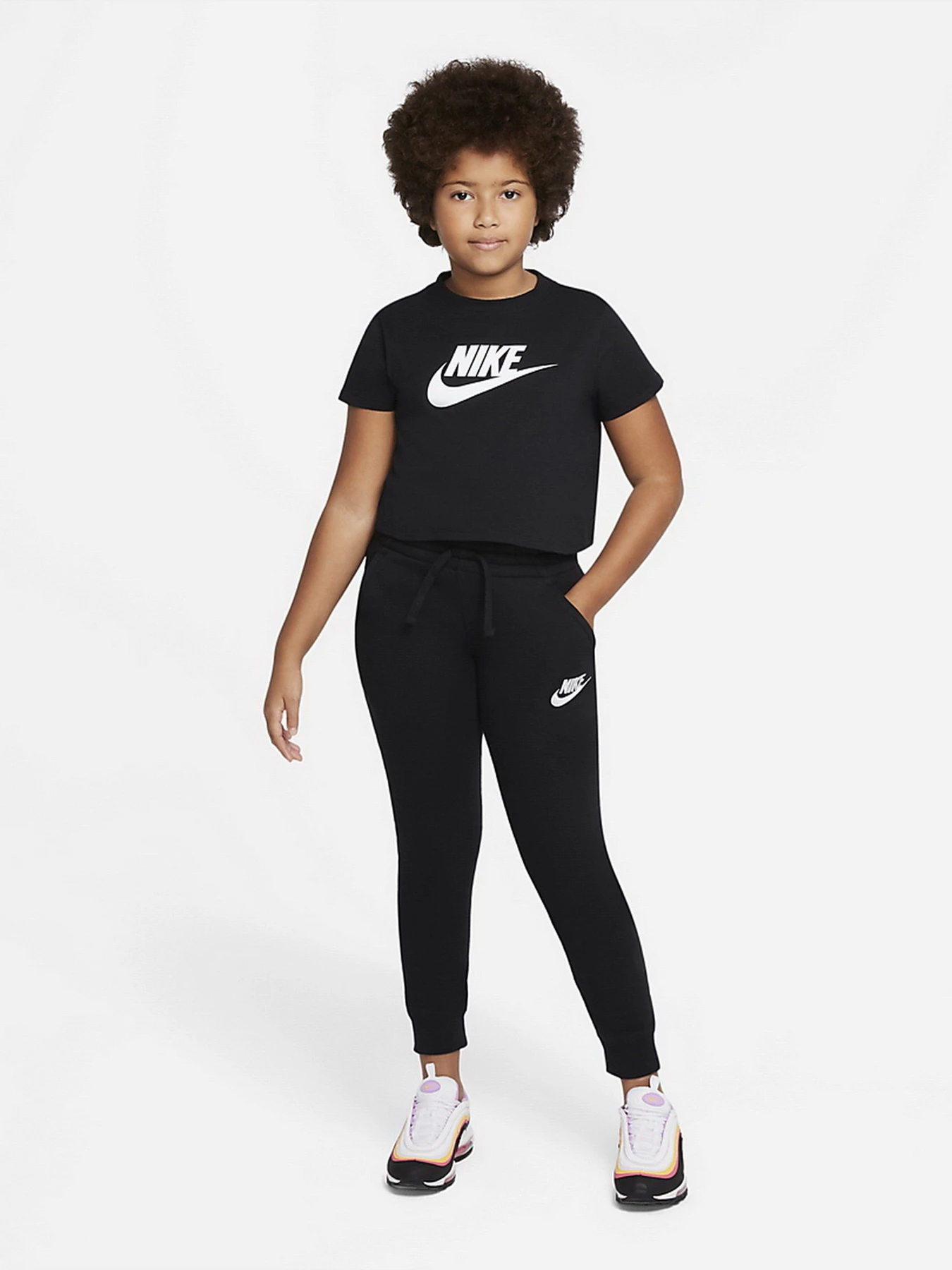 Футболки и поло NIKE G Nsw Tee Crop Futura модель DA6925-012 Футболки и поло NIKE G Nsw Tee Crop Futura модель DA6925-012 Фото