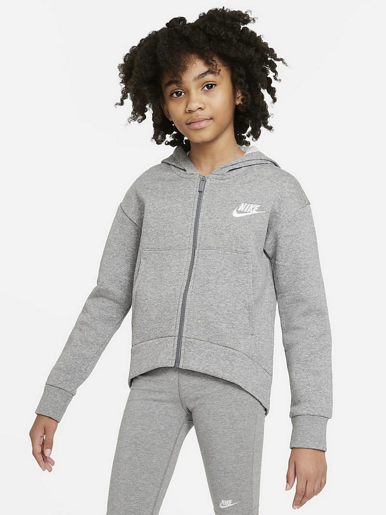 Худі та світшоти NIKE Sportswear Club Fleece модель DC7118-091 Худі та світшоти NIKE Sportswear Club Fleece модель DC7118-091 Фото