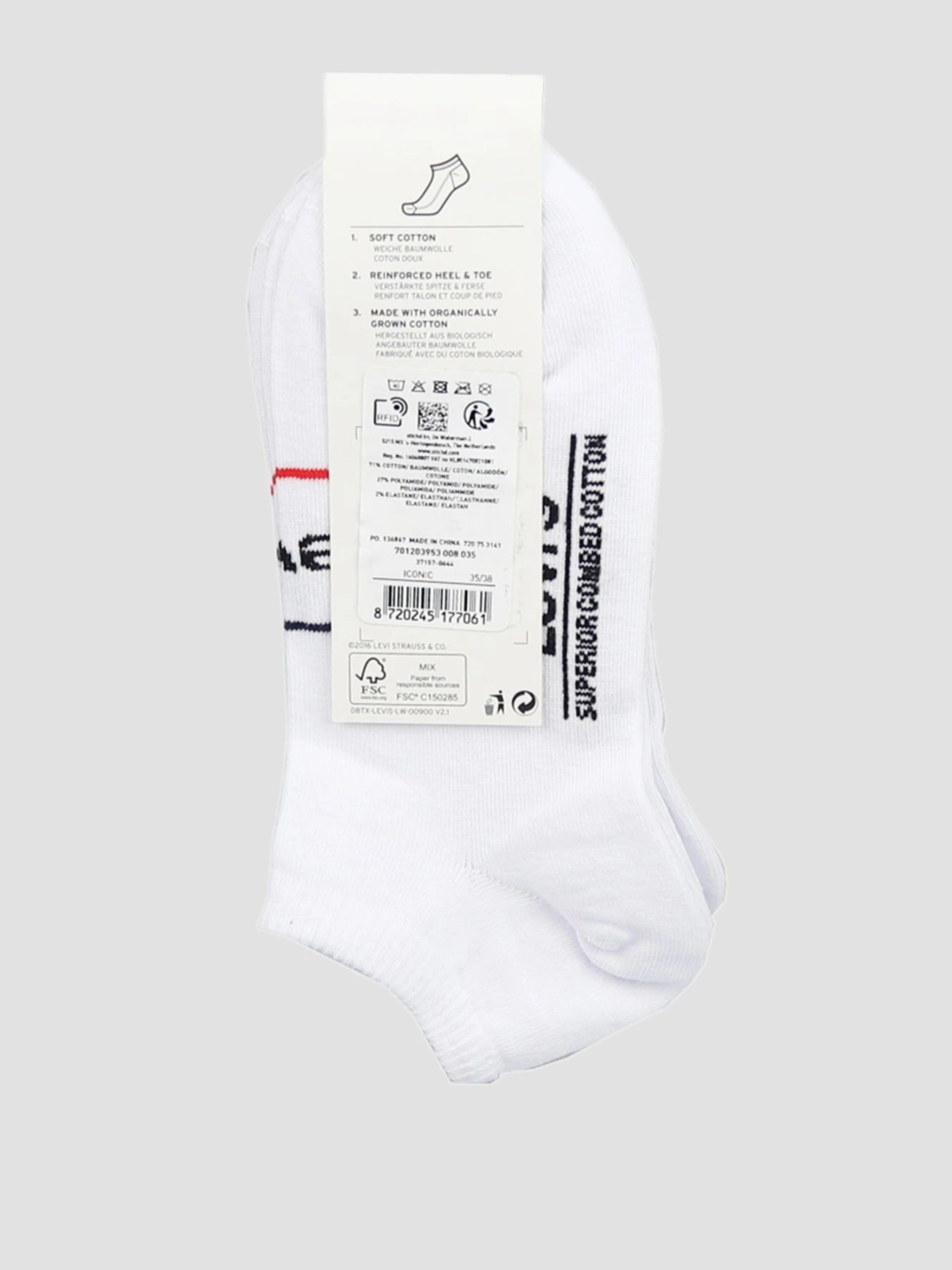 Шкарпетки та гольфи Levi's модель 701203953;008 Шкарпетки та гольфи Levi's модель 701203953;008 Фото