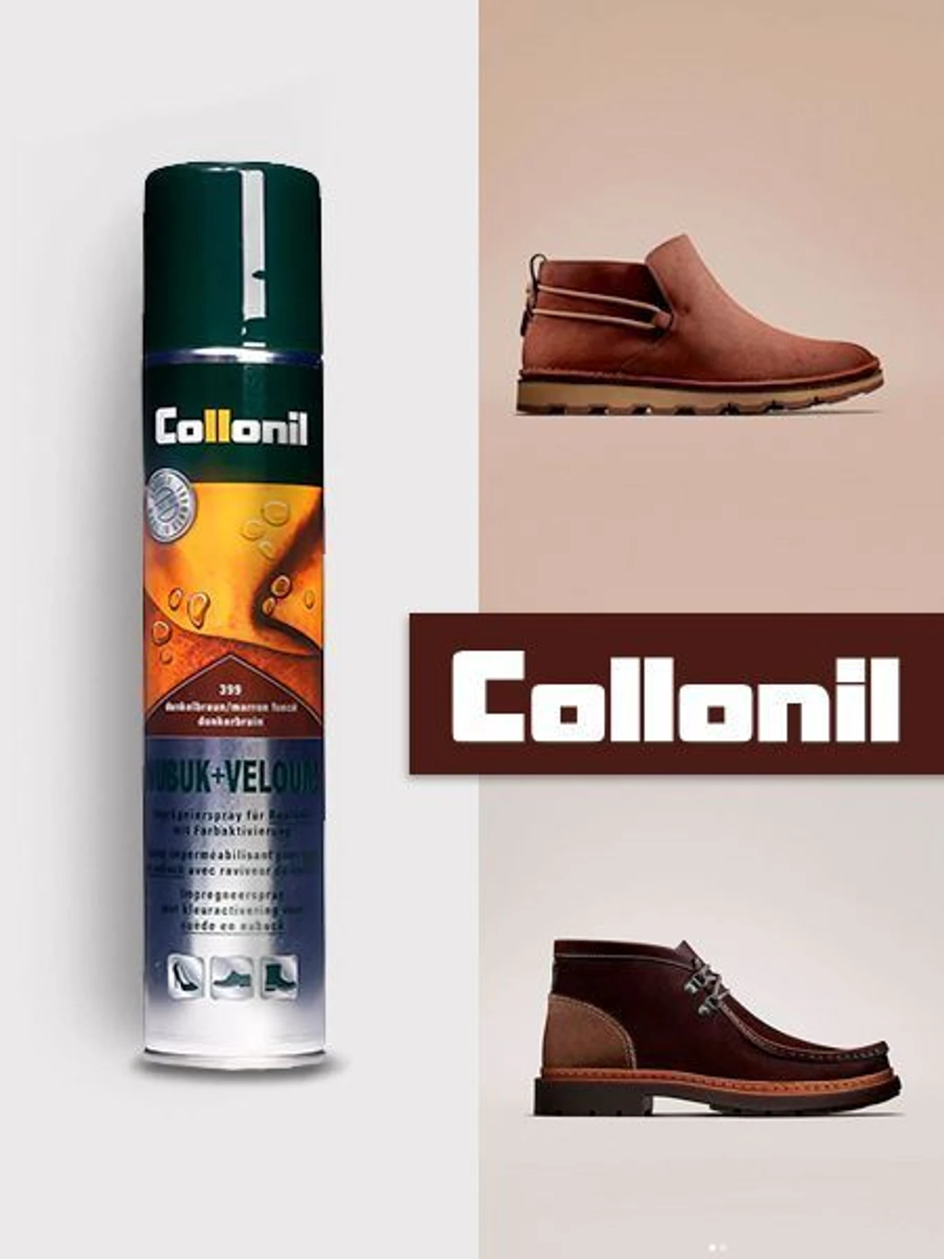 Догляд за взуттям Collonil модель 399  velour+nubuk FL Фото