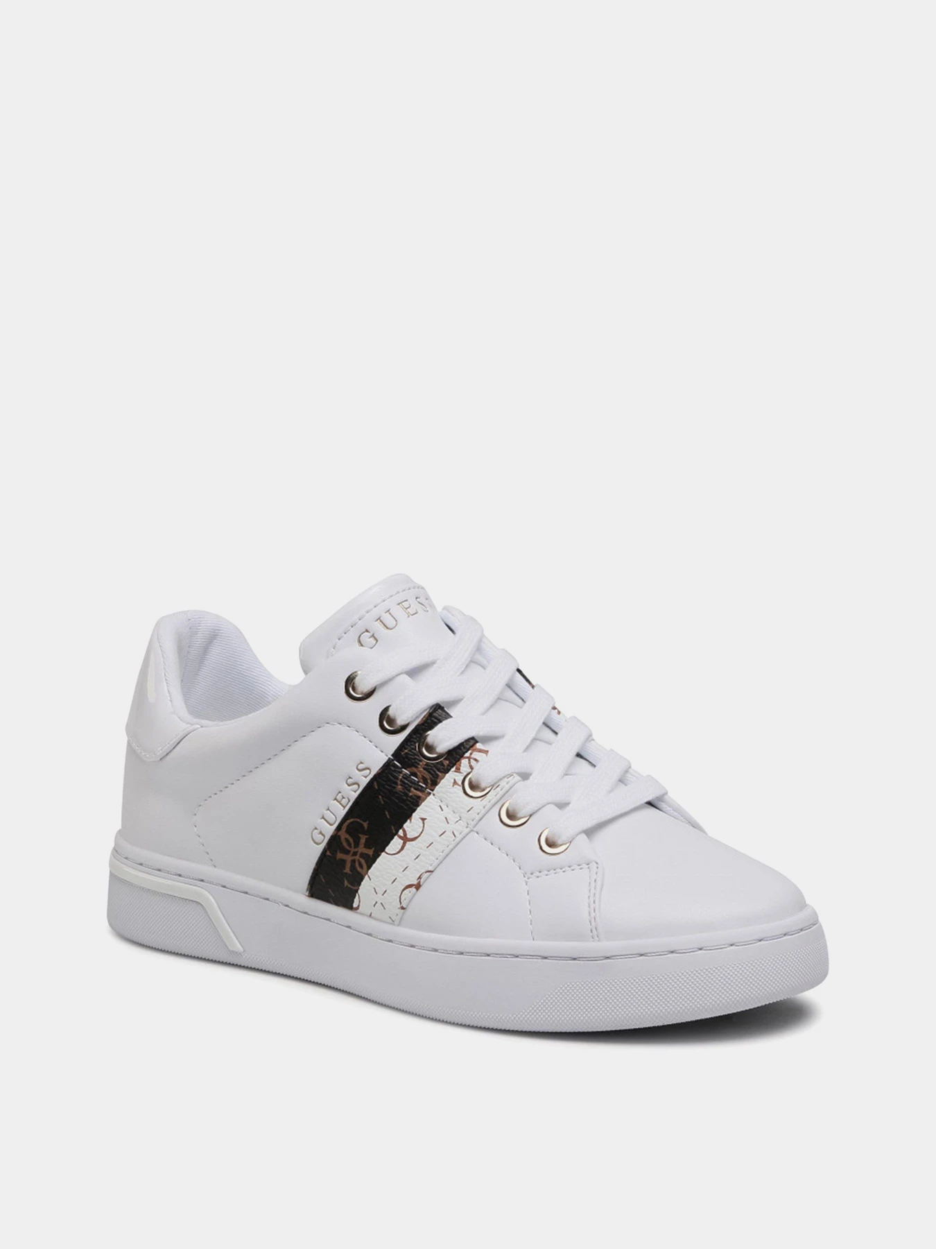 Кеди GUESS Reel модель FL5REE-ELE12-WHIWH Фото