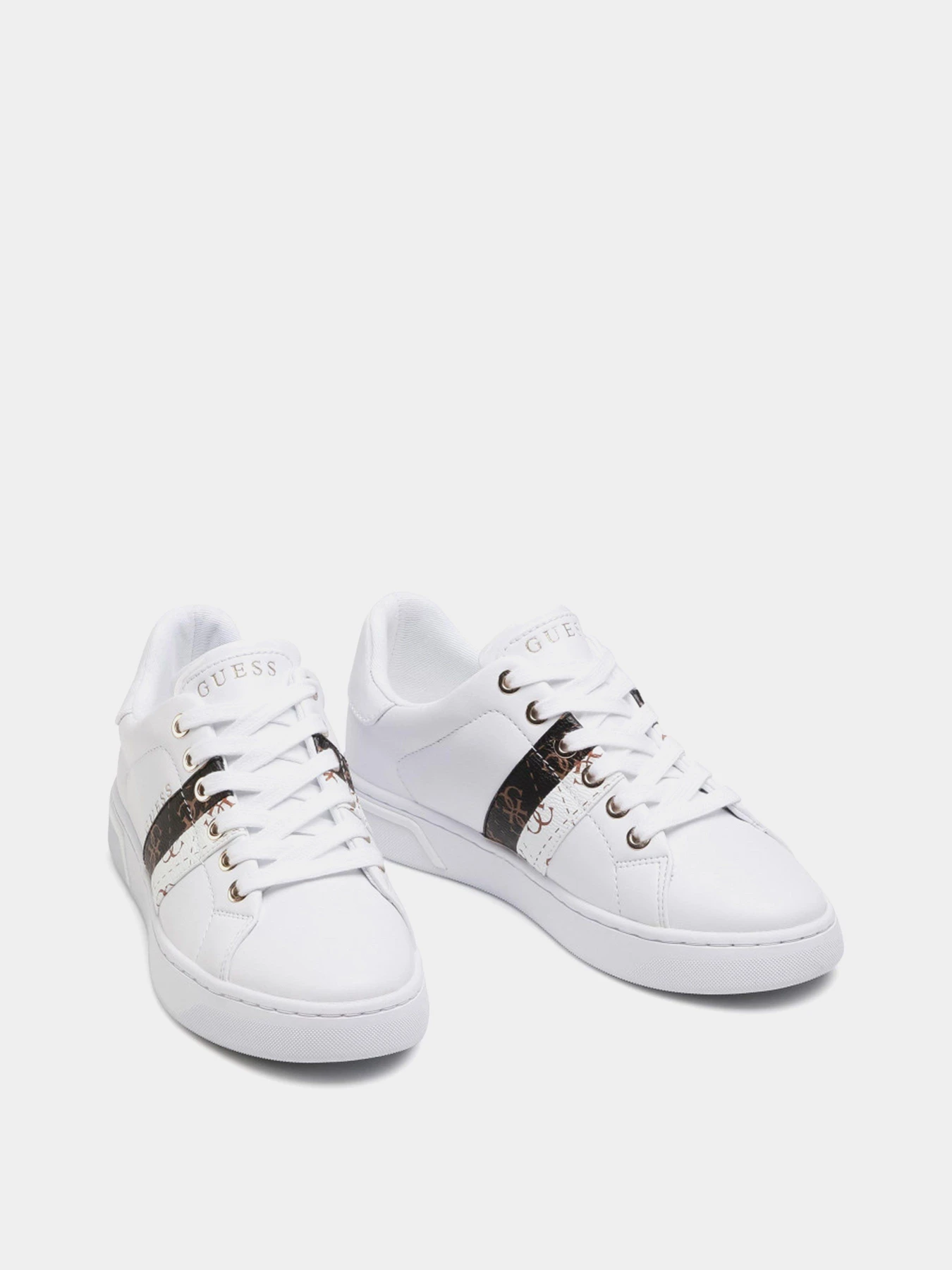 Кеди GUESS Reel модель FL5REE-ELE12-WHIWH Фото