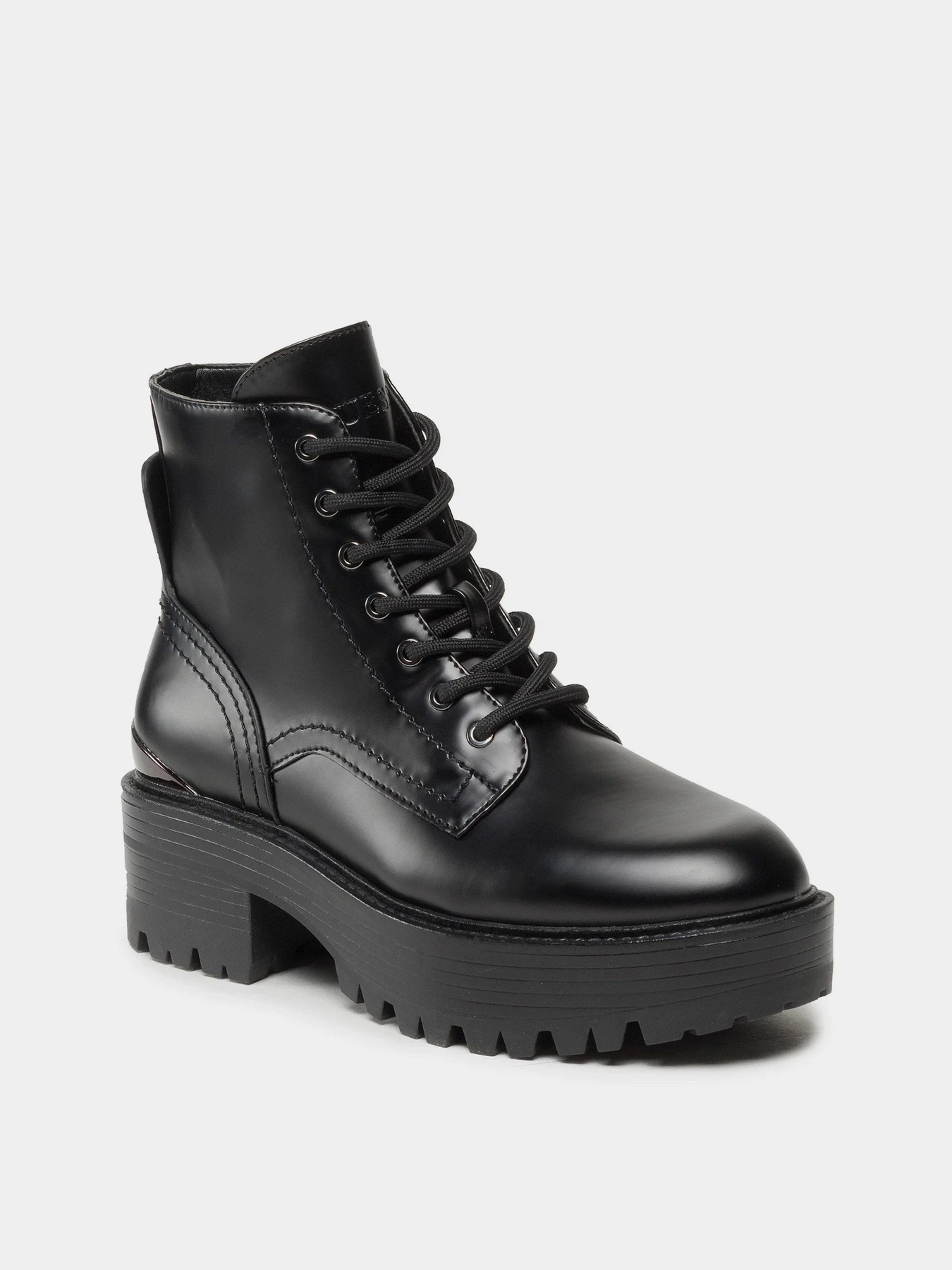 Ботинки и сапоги GUESS Folowe модель FL7FOL.LEA10;BLACK Ботинки и сапоги GUESS Folowe модель FL7FOL.LEA10;BLACK Фото