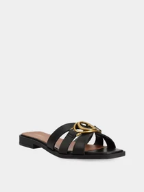 Шлёпанцы GUESS Symo модель FL6SYM.LEA19;BLACK Фото