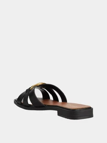 Шлёпанцы GUESS Symo модель FL6SYM.LEA19;BLACK Фото