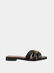 Шлёпанцы GUESS Symo модель FL6SYM.LEA19;BLACK Фото