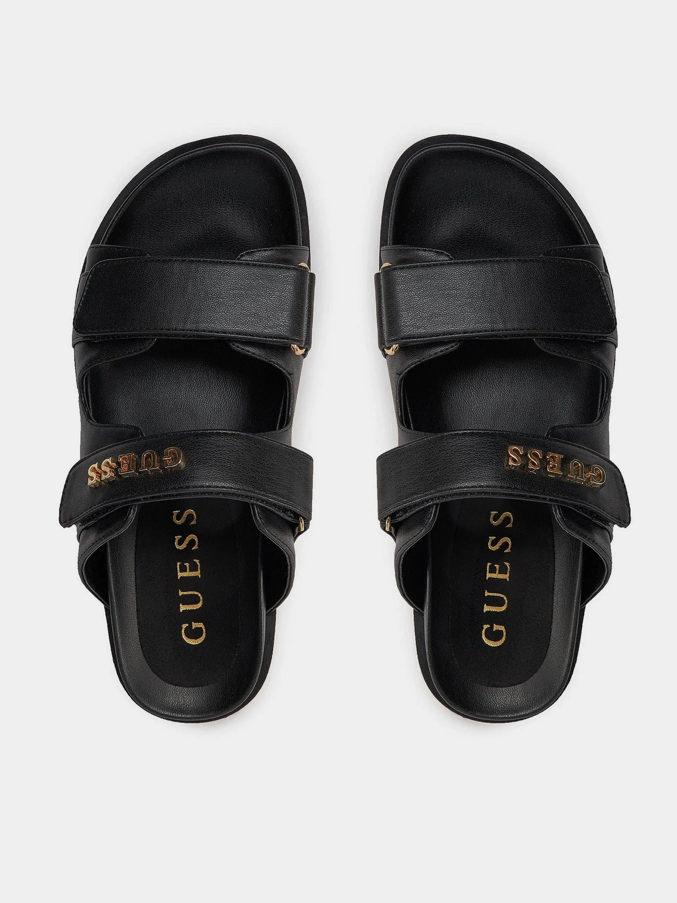 Шлёпанцы GUESS Fabulon модель FLJFBU.ELE19;BLACK Фото