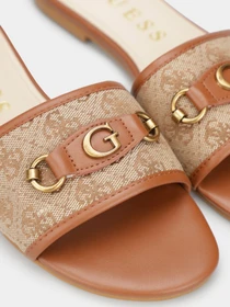 Шлёпанцы GUESS Hammi модель FLPHAM.FAL03;BEIGE Фото