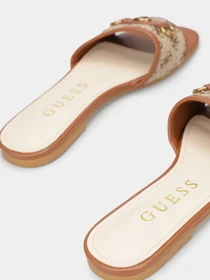 Шлёпанцы GUESS Hammi модель FLPHAM.FAL03;BEIGE Фото