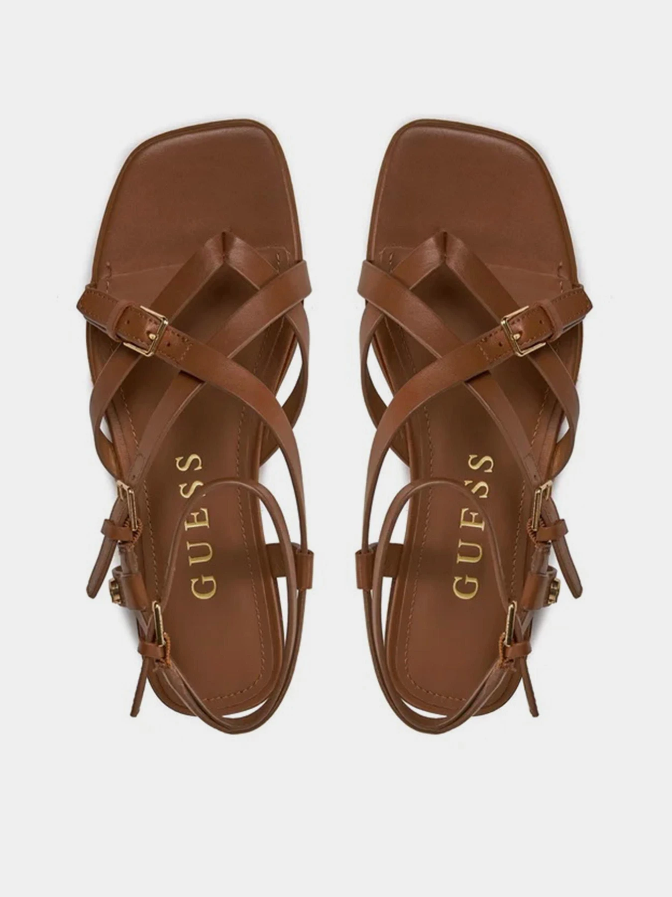 Сандалии GUESS Tamper модель FLJTAM.LEA03;TAN Сандалии GUESS Tamper модель FLJTAM.LEA03;TAN Фото
