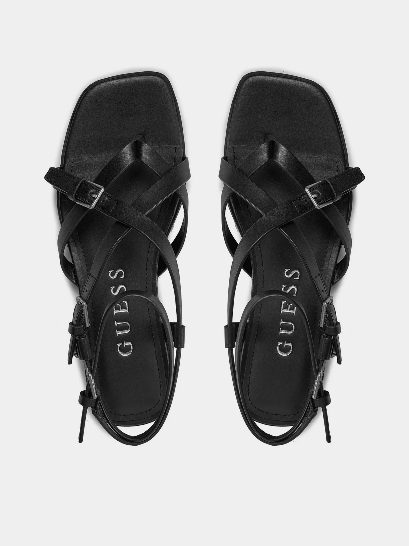Сандалии GUESS Tamper модель FLJTAM.LEA03;BLACK Сандалии GUESS Tamper модель FLJTAM.LEA03;BLACK Фото