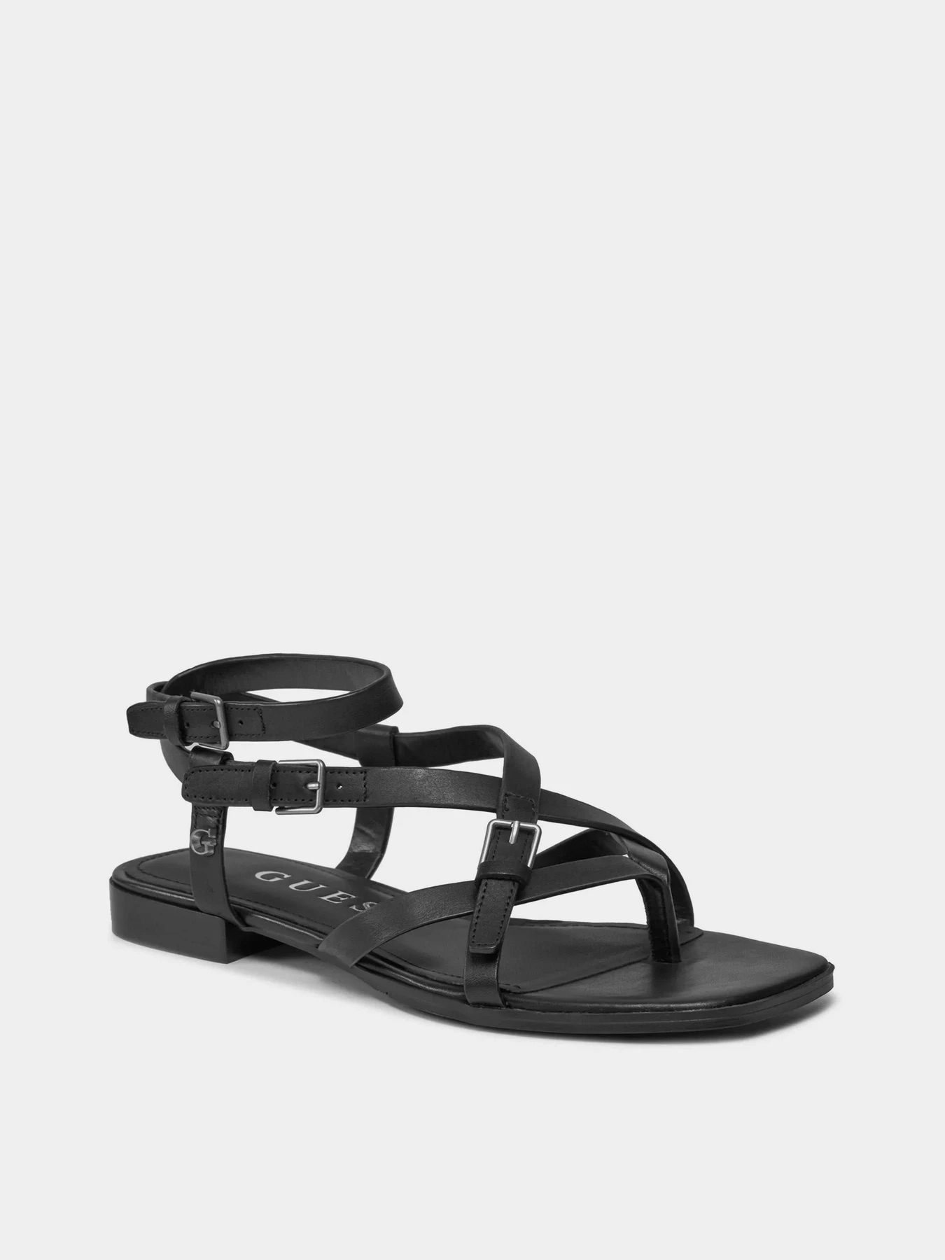 Сандалии GUESS Tamper модель FLJTAM.LEA03;BLACK Сандалии GUESS Tamper модель FLJTAM.LEA03;BLACK Фото