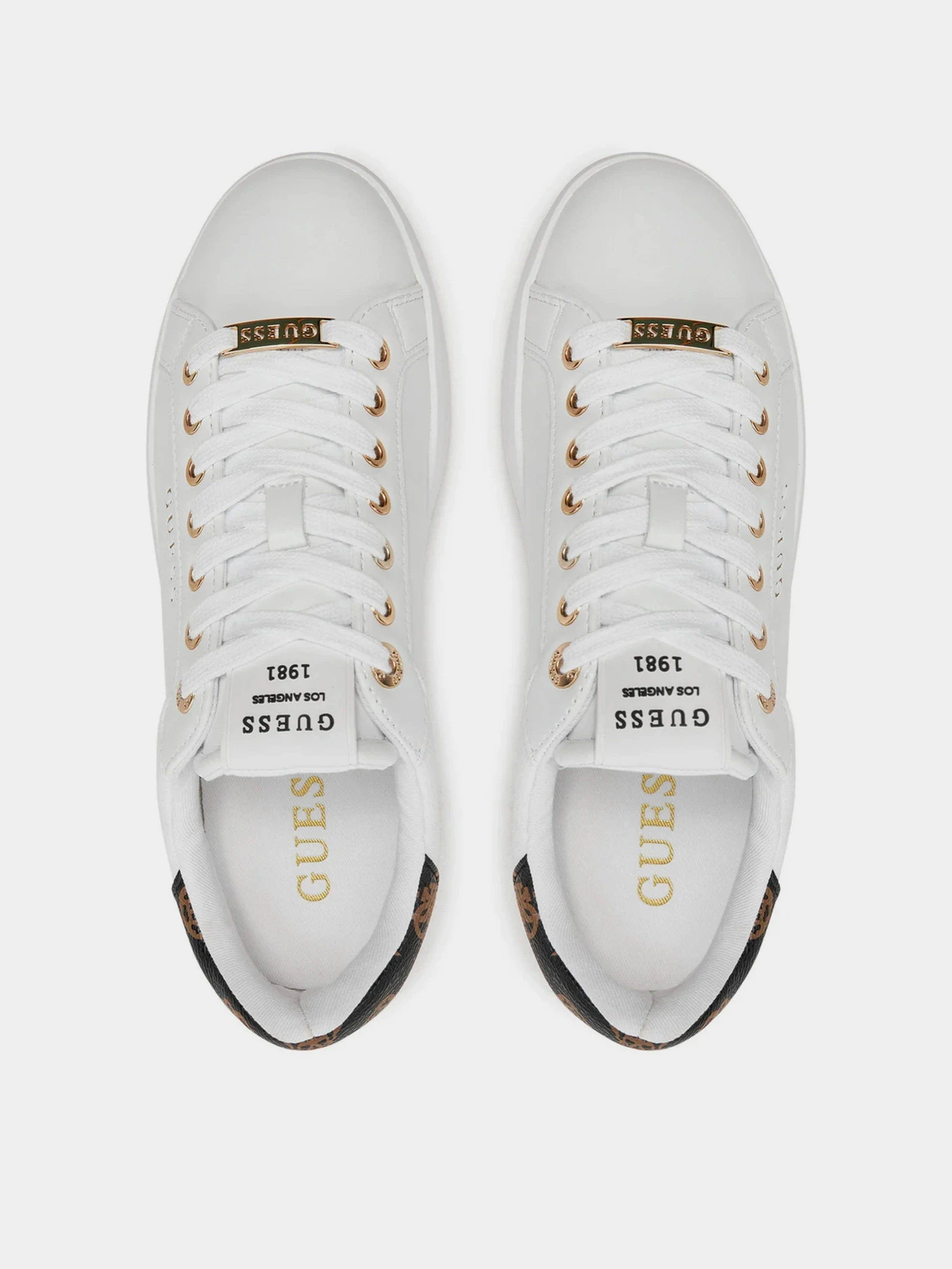 Кеди GUESS Roki2 модель FLFRO2.FAL12;WHITE Кеди GUESS Roki2 модель FLFRO2.FAL12;WHITE Фото
