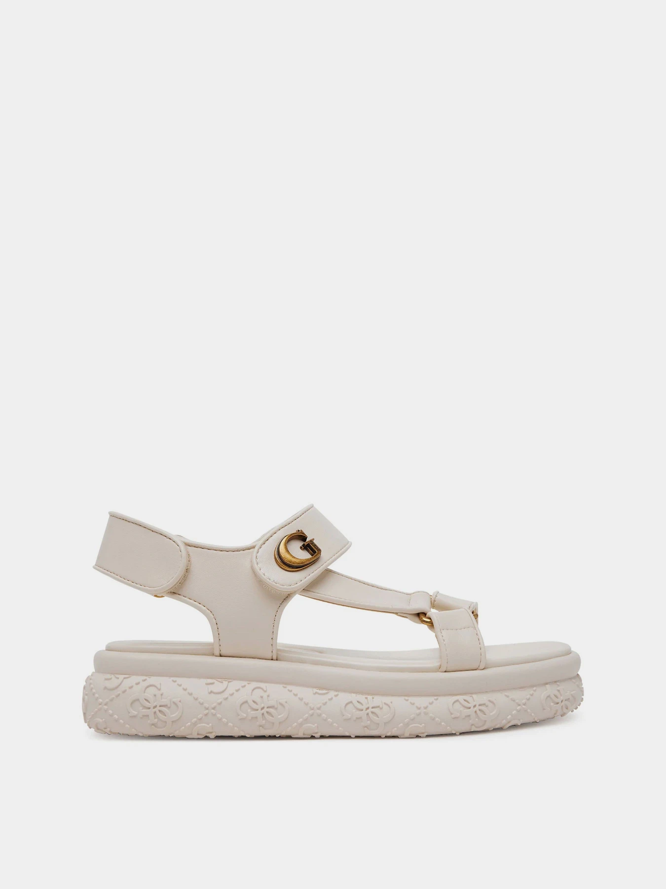Сандалії GUESS Lanara модель FLJLAN.ELE03;CREAM Сандалії GUESS Lanara модель FLJLAN.ELE03;CREAM Фото