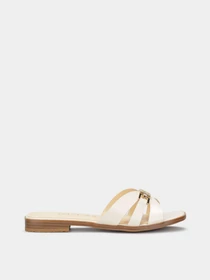 Шлёпанцы GUESS Realla модель FLJRLL.LEA19;CREAM Фото