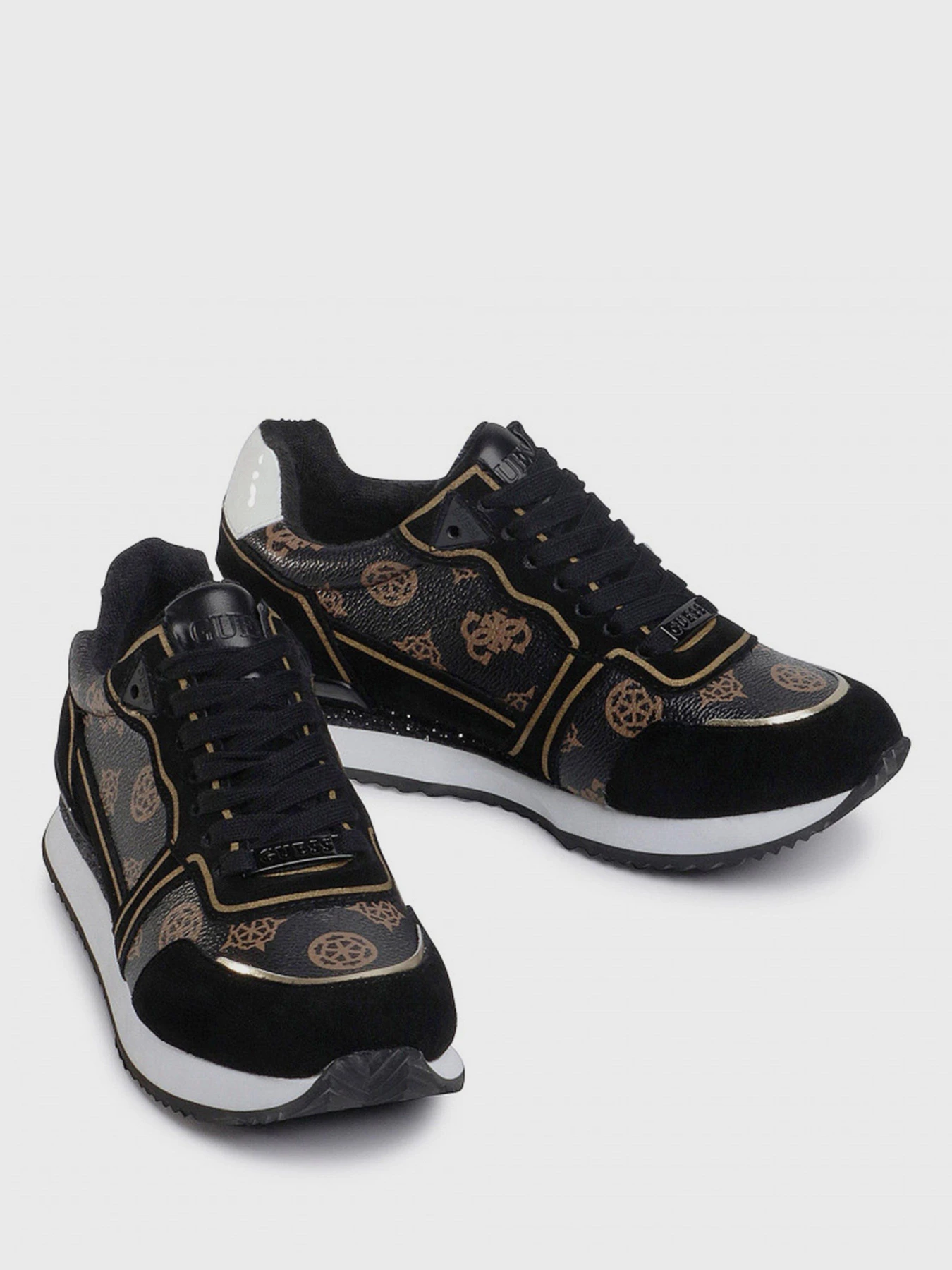 Кроссовки GUESS модель FL7AGO-FAL12-BROCR Фото