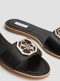Шльопанці GUESS Botali модель FL6BOT-LEA19-BLACK Фото