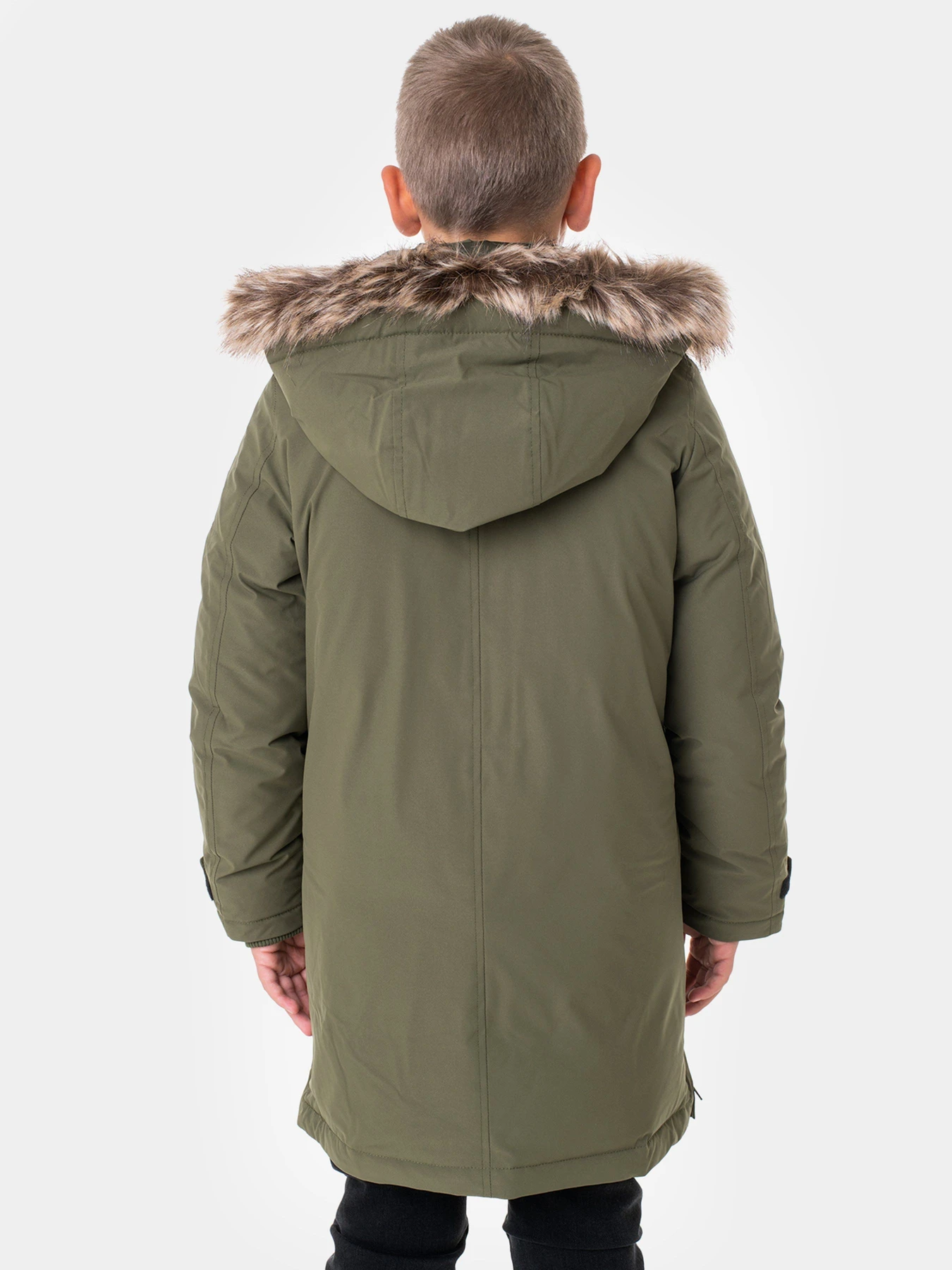 Куртки и дубленки GUESS Faux Fur Hooded Smart модель L2BL01.WF0F0;G8F6 Фото