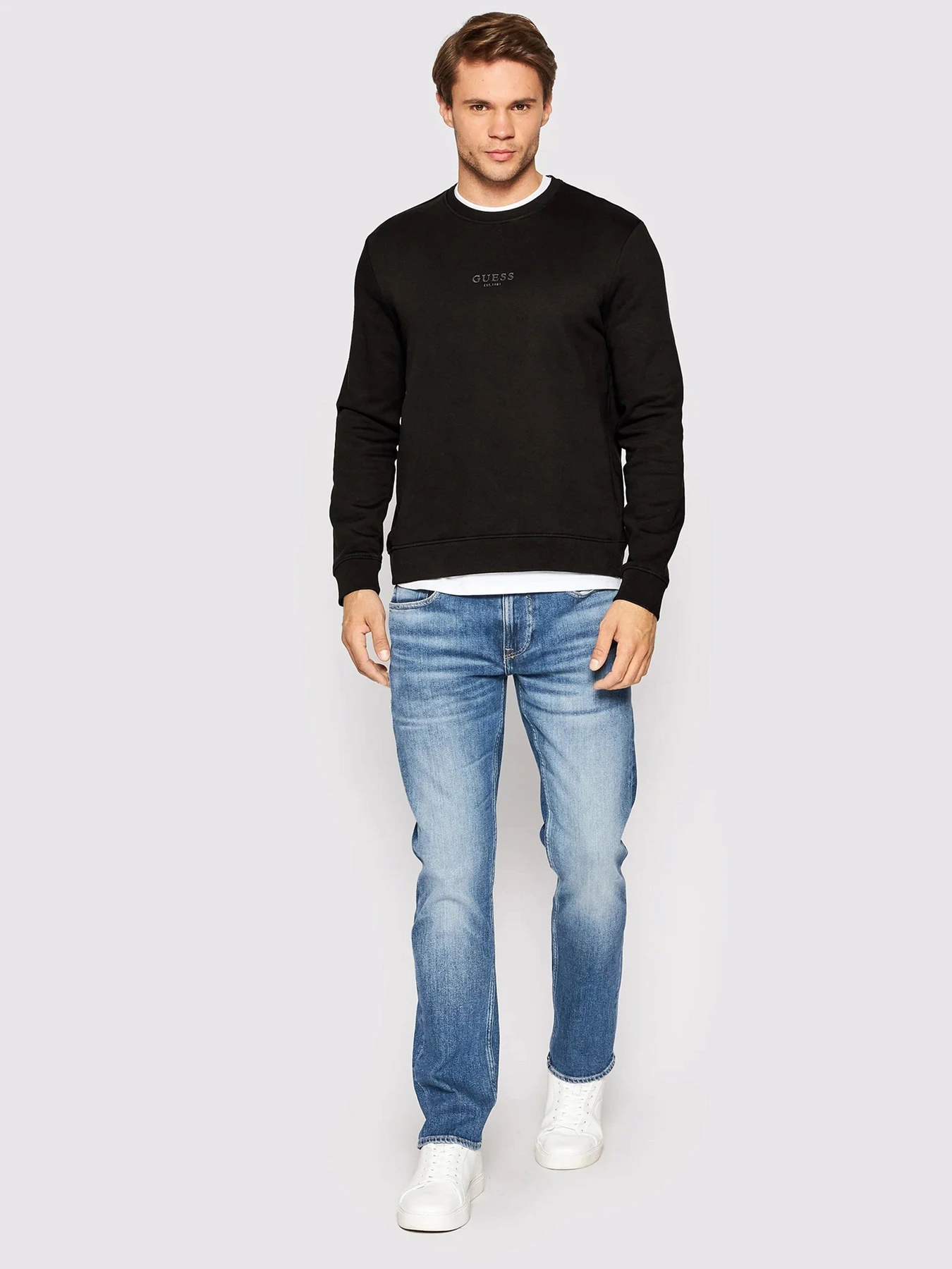 Худі та світшоти GUESS модель M2YQ27.KBA10;JBLK Худі та світшоти GUESS модель M2YQ27.KBA10;JBLK Фото