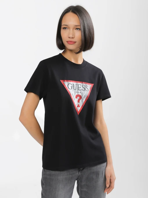 Футболки і поло GUESS Classic Fit Logo модель W2BI69.K8FQ1;JBLK Фото
