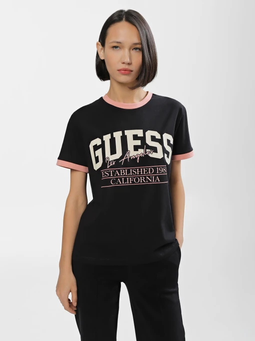 Футболки і поло GUESS Allegra Ss T-Shirt модель V3BI03.J1314;JBLK Фото