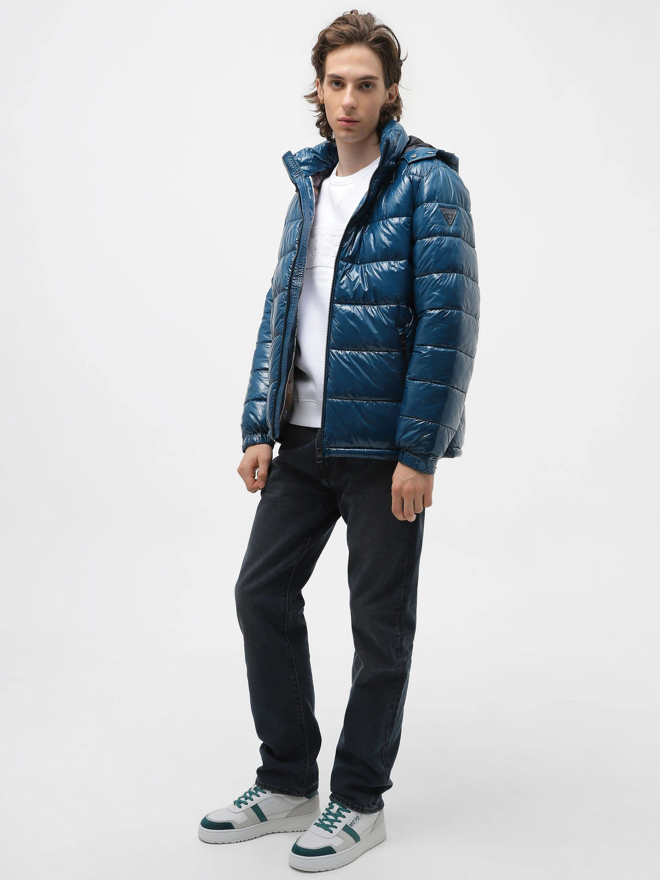 Куртки и дубленки GUESS Liquid Puffa модель M3BL27.WFP42;G7M3 Куртки и дубленки GUESS Liquid Puffa модель M3BL27.WFP42;G7M3 Фото