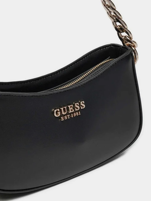 GUESS Evelune Шолдер бег колір чорний фото 3